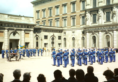 Stockholm changing of the guard